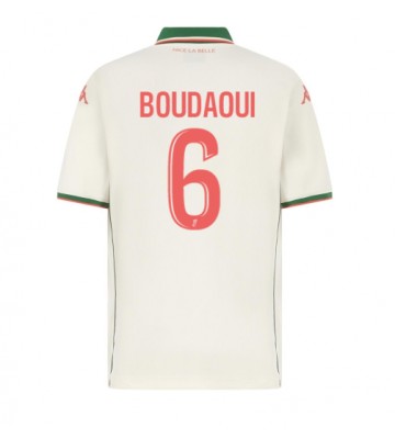 OGC Nice Hicham Boudaoui #6 Venkovní Dres 2025-26 Krátkým Rukávem OGC Nice Hicham Boudaoui #6 Venkovní Dres 2025-26 Krátkým Rukávem